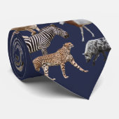 アフリカの動物 ネクタイ (ロール)