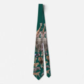 アフリカの動物 ネクタイ (正面)