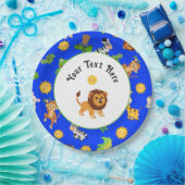 アフリカの動物 ペーパープレート (パーティー)