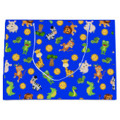 アフリカの動物 ラージペーパーバッグ (正面)