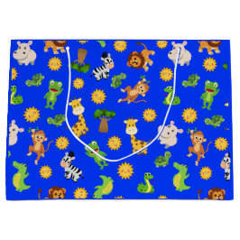 アフリカの動物 ラージペーパーバッグ