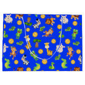 アフリカの動物 ラージペーパーバッグ (裏面)