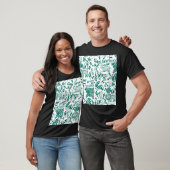 アフリカの動物：多様なシームレスなパターン。 Tシャツ (ユニセックス)