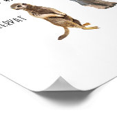 アフリカの動物 教育ポスター ポスター (角)