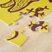 アフリカの動物：文化のシームレスなパターン。 ジグソーパズル (側面)