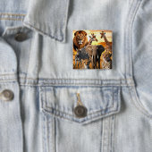 アフリカの動物 缶バッジ (インサイチュ)