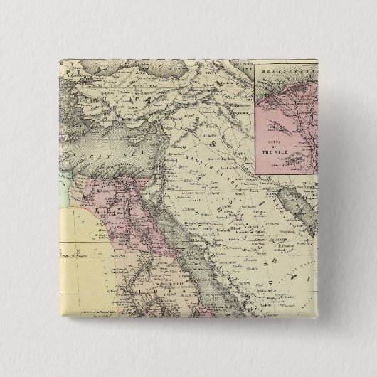 アフリカの北東部 缶バッジ (正面)