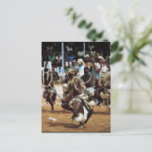 アフリカの南アフリカのダンス ポストカード (スタンド正面)