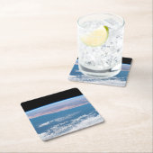 アフリカの南西部の海岸を見渡す。 スクエアペーパーコースター (インサイチュ)