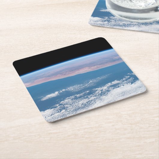 アフリカの南西部の海岸を見渡す。 スクエアペーパーコースター (アングル)