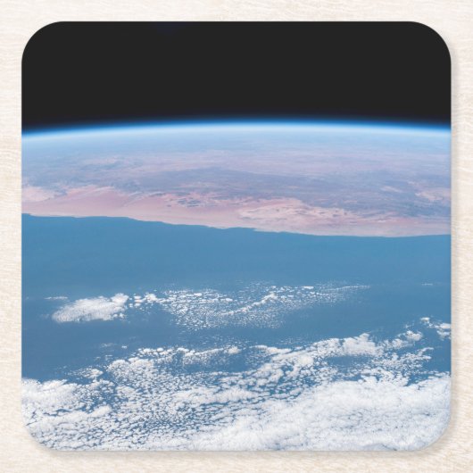 アフリカの南西部の海岸を見渡す。 スクエアペーパーコースター (正面)