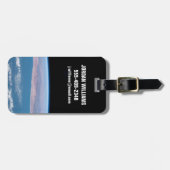 アフリカの南西部の海岸を見渡す。 ラゲッジタグ (正面横)