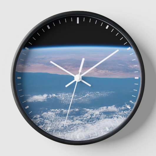 アフリカの南西部の海岸を見渡す。 壁時計 (正面)