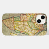 アフリカの古地図ジェラルドゥス・メルカトルによる世界地図 Case-Mate iPhoneケース (裏面 (横))