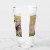 アフリカの可愛いライオンの子の写真 タンブラーグラス (左)