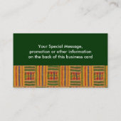 アフリカの名刺 名刺 (裏面)