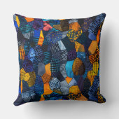 アフリカの回転 クッション (裏面)