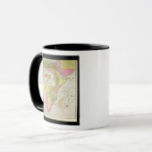 アフリカの国の地図 マグカップ (正面左)
