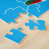 アフリカの国旗の地図 ジグソーパズル (側面)