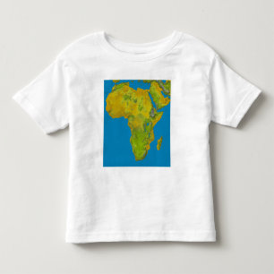 アフリカの地勢眺め トドラーTシャツ