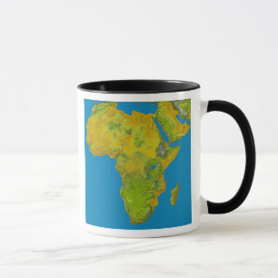 アフリカの地勢眺め マグカップ
