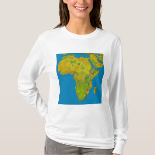 アフリカの地勢眺め Tシャツ