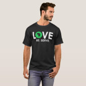 アフリカの地図が大好き Tシャツ (正面フル)