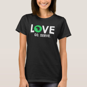 アフリカの地図が大好き Tシャツ