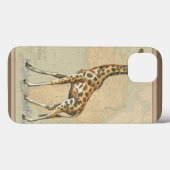 アフリカの地図とキリン Case-Mate iPhoneケース (裏面 (横))