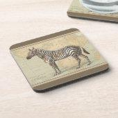 アフリカの地図とゼブラ コースター (左側)