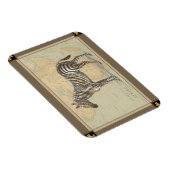 アフリカの地図とゼブラ マグネット (右側)