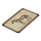 アフリカの地図とゼブラ マグネット (左側)