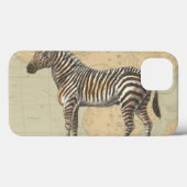 アフリカの地図とゼブラ Case-Mate iPhoneケース (裏面 (横))