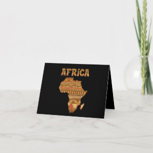 アフリカの地図アフリカGiftvintage Black American Afric 招待状