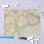 アフリカの地図書の地図 薄葉紙 (クラフト)