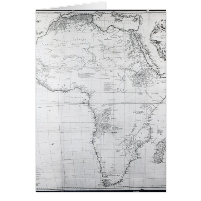アフリカの地図 (正面)