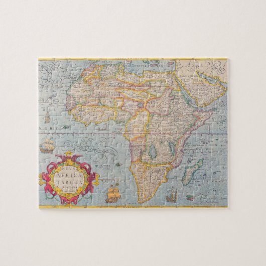 アフリカの地図4 ジグソーパズル (横)