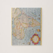 アフリカの地図4 ジグソーパズル (縦)