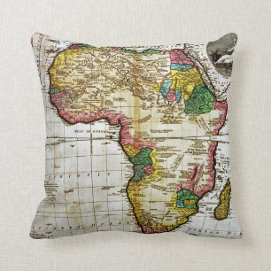 アフリカの地図 クッション