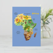 アフリカの地図 シーズンカード (スタンド正面)