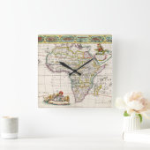 アフリカの地図 |ノバアフリカ スクエア壁時計 (ホーム)