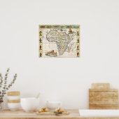 アフリカの地図 |ノバアフリカ ポスター (キッチン)