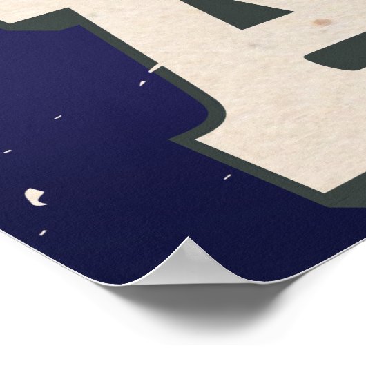 アフリカの地図 ポスター (角)