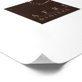 アフリカの地図 ポスター (角)