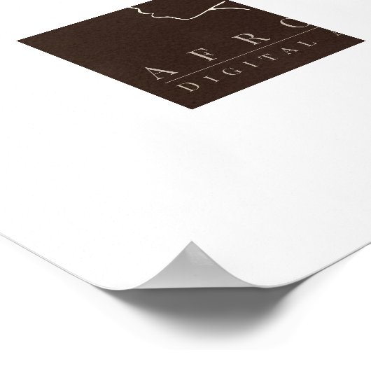 アフリカの地図 ポスター (角)