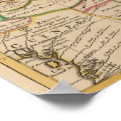 アフリカの地図 ポスター (角)