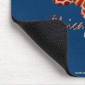 アフリカの地図 マウスパッド (コーナー)