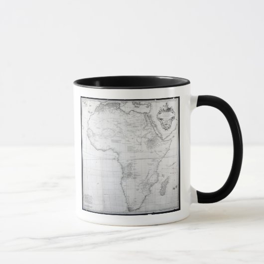 アフリカの地図 マグカップ (右)