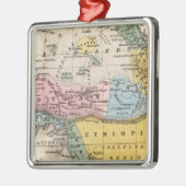 アフリカの地図 メタルオーナメント (左)
