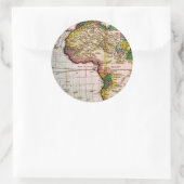 アフリカの地図 ラウンドシール (バッグ)